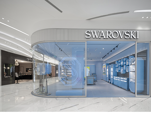 施华洛世奇店铺拍摄