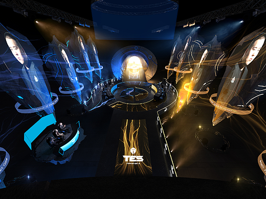 王者荣耀线下小组赛 舞美设计