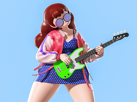 CQT 原创IP形象设计-《肥妹》（个人主页-ZNTk3MTUyNDg=） - IP形象 - 站酷设计师么么么么哒原创素材 - 站酷ZCOOL