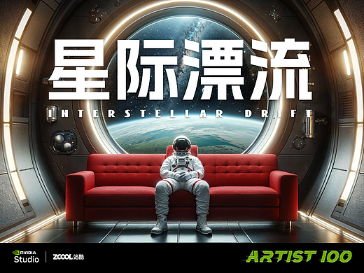 AIGC科幻短片《星际漂流》