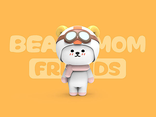 OB-东方蓝 | 熊妈系列 艾比羊 IP形象设计案例展示