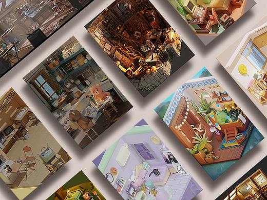 #齿轮小镇blender21天打卡#一期活动【小房间作品】