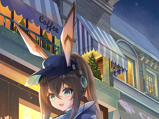 报童阿米娅(商业插画)