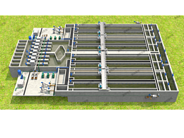 污水處理廠 三維效果圖 案例分享
