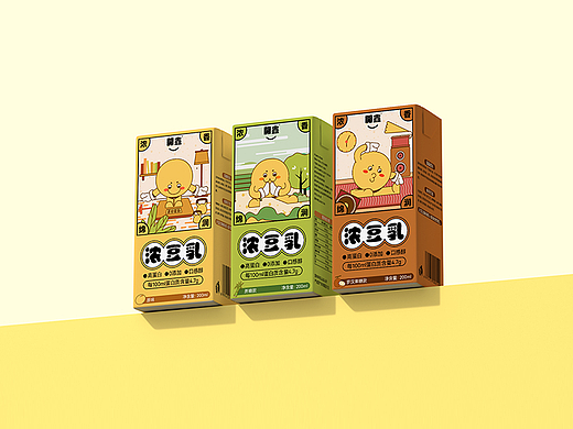 開鑫濃豆乳包裝設(shè)計（個人主頁-ZNjY1NTQwMDQ=） - 包裝 - 站酷設(shè)計師哥斯剛原創(chuàng)素材 - 站酷ZCOOL