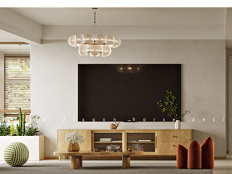 原木风——白龙马效果图