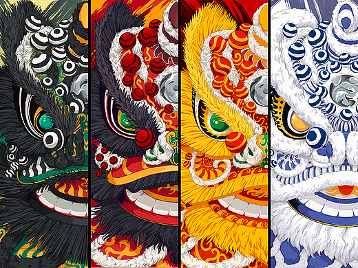 醒狮《一皇五虎将》系列作品