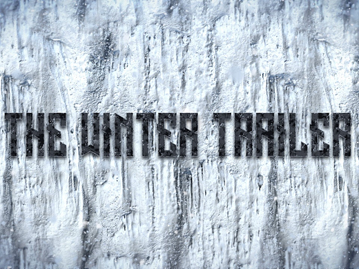 PR模板|冷淡场景动态文本设计冬季标题介绍电影预告片