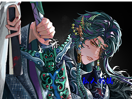 布袋戲同人約稿-戮世摩羅（帶過程）