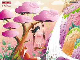 邂逅粉嫩多巴胺少女——山間相遇