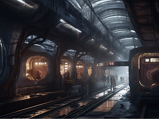 a cyberpunk Stations