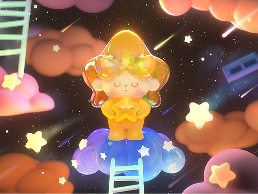 MINITOYS-星灵大娃-冰淇淋和许愿星