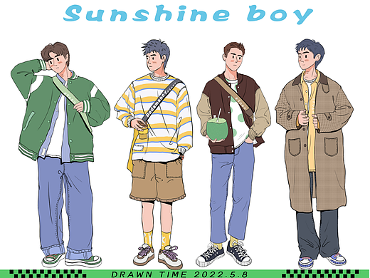 【合集】插画人物/阳光男孩/男生穿搭插画-创作习作29天前my clarins