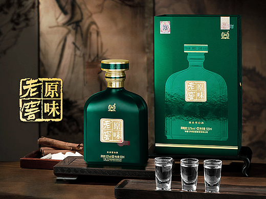 白酒详情页~泸州老窖原味老窖臻传白酒