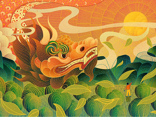 [插画] 庆丰祥茶文化主题插画