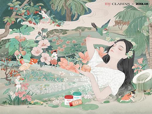 【好食肌长绽放】my CLARINS 《植愈秘境》