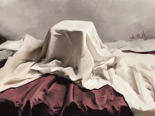 别想了!一起练习(衬布)