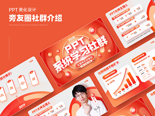 【PPT作品】旁友圈社群介绍 - 动态