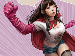 試畫石政賢的我的鄰居是女超人