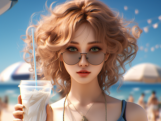 Ai绘出来的美女也好看