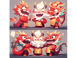 2024生肖龍 喜慶動(dòng)作系列