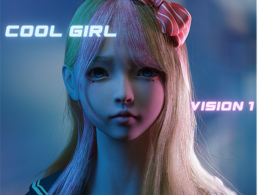 DAZ人物《cool girl》渲染