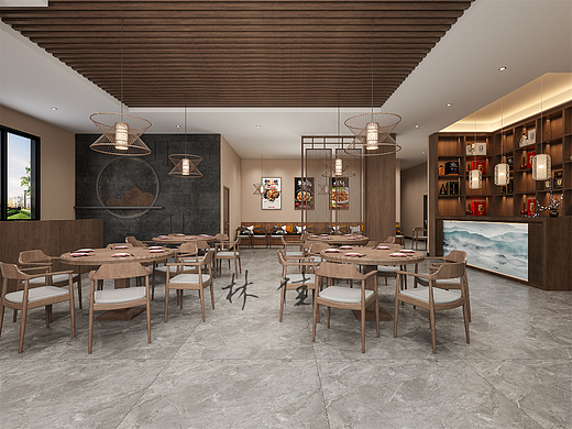 新中式餐厅设计||以东方美学展现现代雅韵