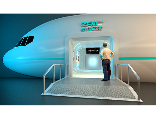 航空产业馆（个人主页-ZNjA1OTMyMjQ=） - 展陈设计 - 站酷设计师paopaocr原创素材 - 站酷ZCOOL