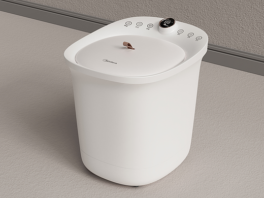 有温度的家居智能杀菌足浴盆设计