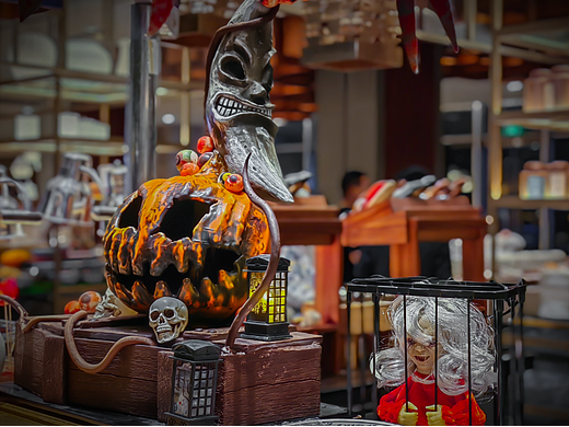 万圣节-奇奇怪怪的自助餐品