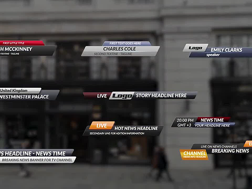 PR模板|精美粗体字体流畅动画全屏字幕标题展示