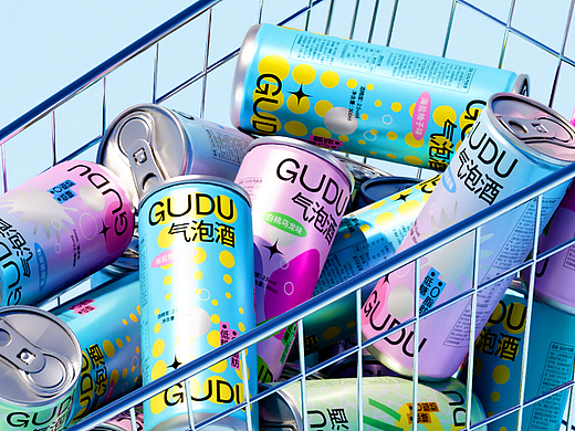 包装设计｜GUDU气泡酒