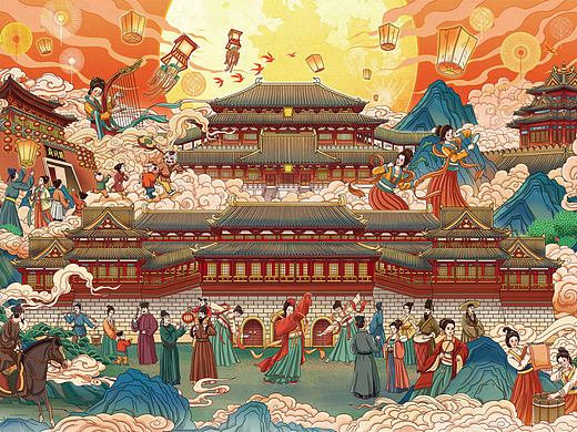 人民日报 X 三欧创意 北宋风物志主视觉KV设计