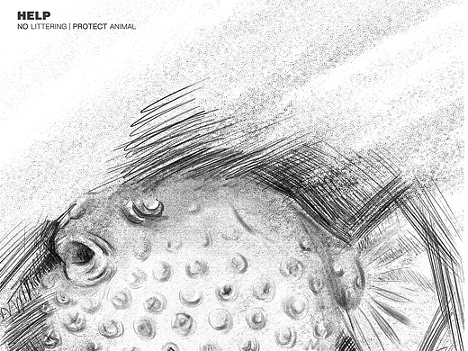 “氣泡魚”（個(gè)人主頁(yè)-ZNTkxMTIwNDQ=） - 海報(bào) - 站酷設(shè)計(jì)師克萊因藍(lán)的溫柔原創(chuàng)素材 - 站酷ZCOOL