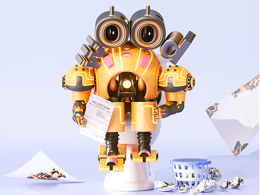 小小機器人（個人主頁-ZNjM0NzYyNDg=） - 產品 - 站酷設計師喜蓮原創(chuàng)素材 - 站酷ZCOOL
