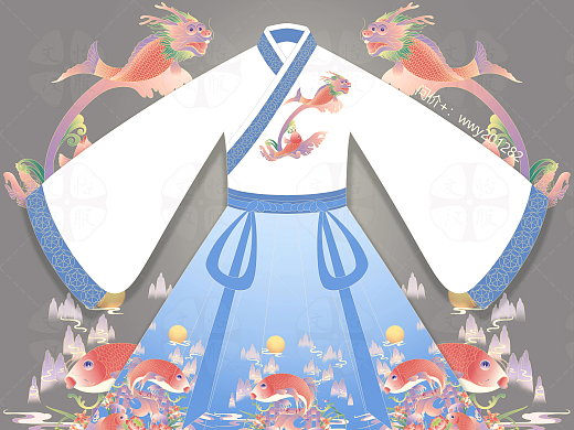 国学服设计稿待出