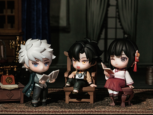 【时光代理人】程小时&陆光&乔苓 q版手办