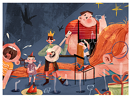 出版物插画/绘本插画/杂志插图/儿童插画