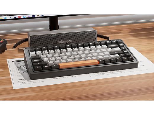 机械键盘动态C4D、RS