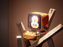 小游戏机-建模渲染练习