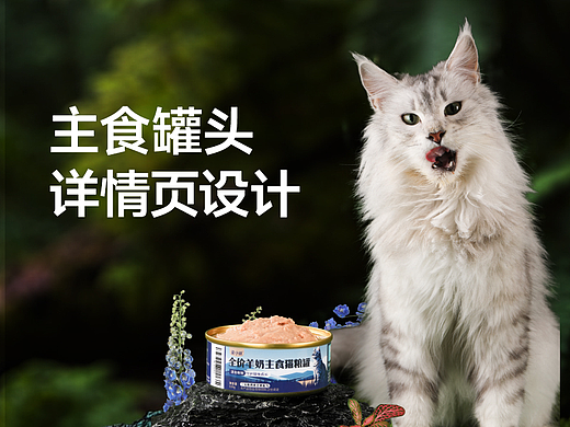 主食罐头详情页设计