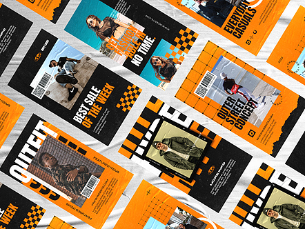 AE模板|竖屏创意高级新品品牌模特服饰广告动态海报