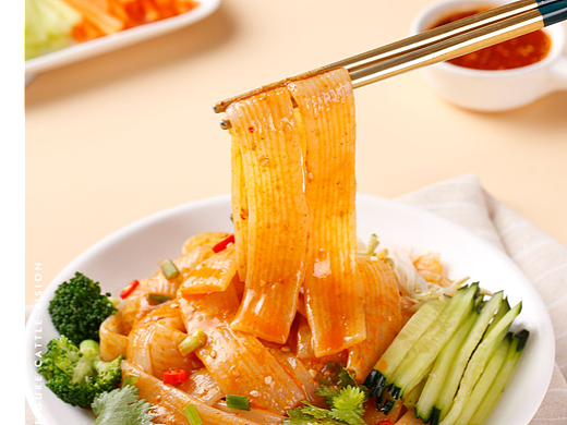 魔芋凉皮|电商设计|郑州图牛|商业摄影|产品拍摄