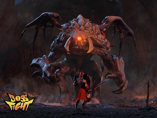 第七屆世界渲染大賽丨BossFight丨最終決戰(zhàn)（個人主頁-ZNjYzMjQ1ODg=） - 人物/生物 - 站酷設計師Arno_阿諾原創(chuàng)素材 - 站酷ZCOOL