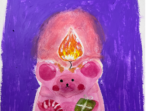 手绘速写打卡Day7火光