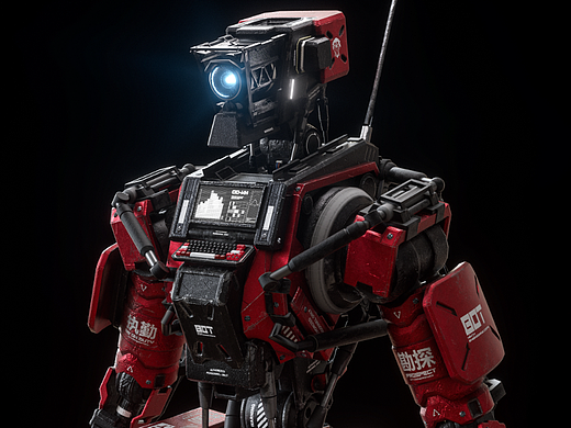 游戏角色设计《BOT-45》