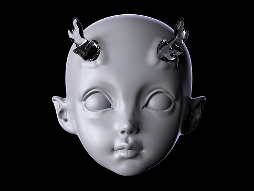 小龙人 bjd 3d打印建模