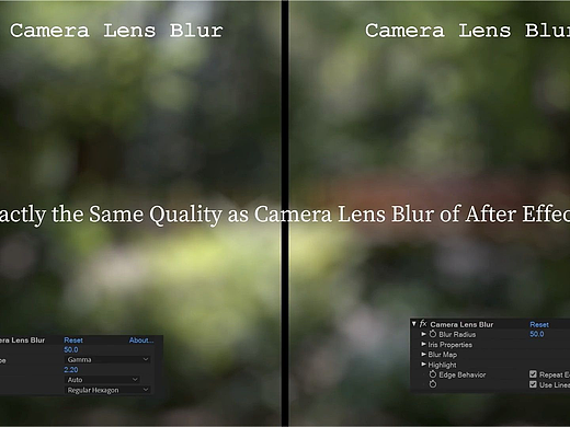 Fast Camera Lens Blur for mac(AE/PR镜头模糊虚焦插件)