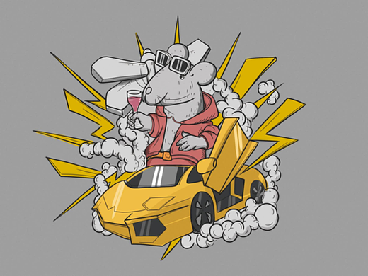 生肖插画（个人主页-ZNjIwMTU2NTI=） - 新锐潮流插画 - 站酷设计师阿来呀原创素材 - 站酷ZCOOL