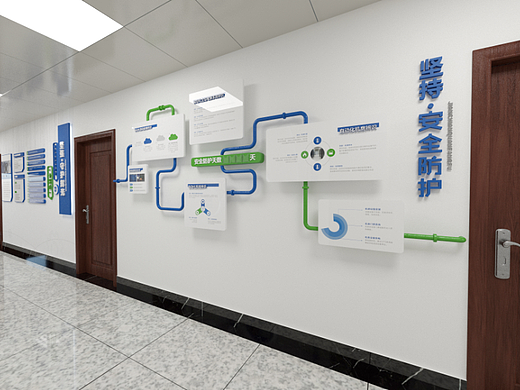 电网安全建设长廊